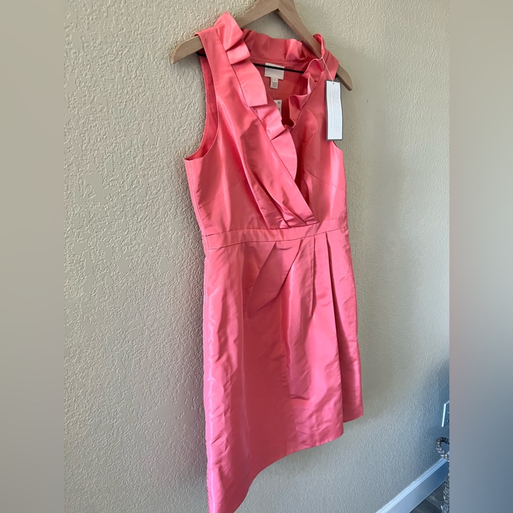 NWT J. Crew Ruffle Tank Dress Size 10 - Picture 2 of 6